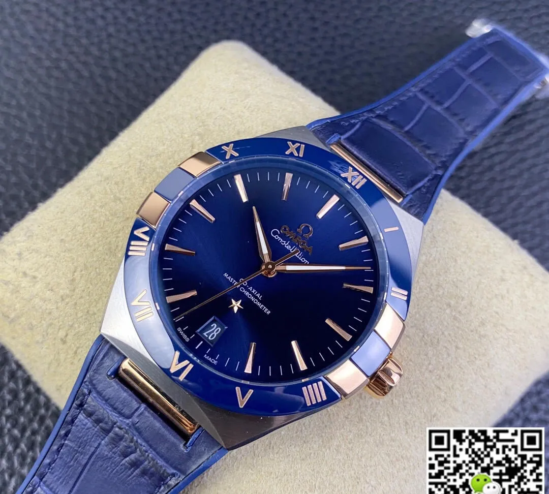 SBF Omega Constellation 131.23.41.21.03.001 VS Factory 1:1 Best Edition Replica Watch Blue Strap